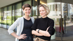 Picture of Maren and Katharina of the Press Office