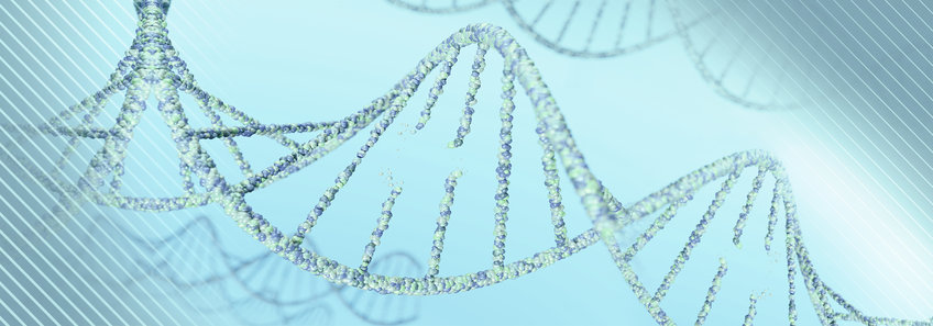 Künstlerische Darstellung von DNA